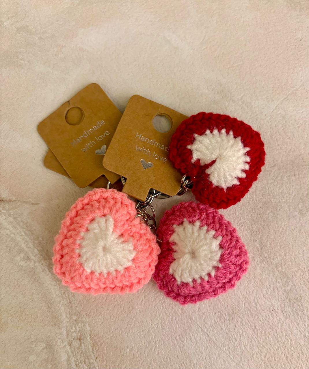 Little heart duotone keychain